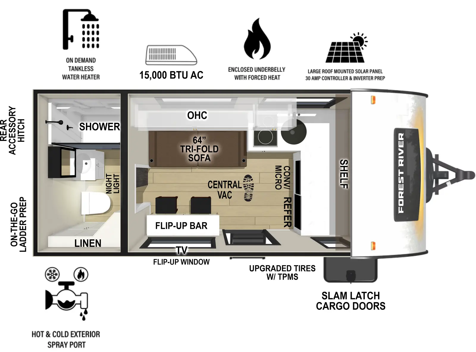 R Pod RP-150 Floorplan